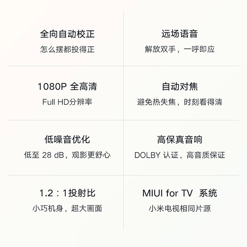  小米昇润投影机