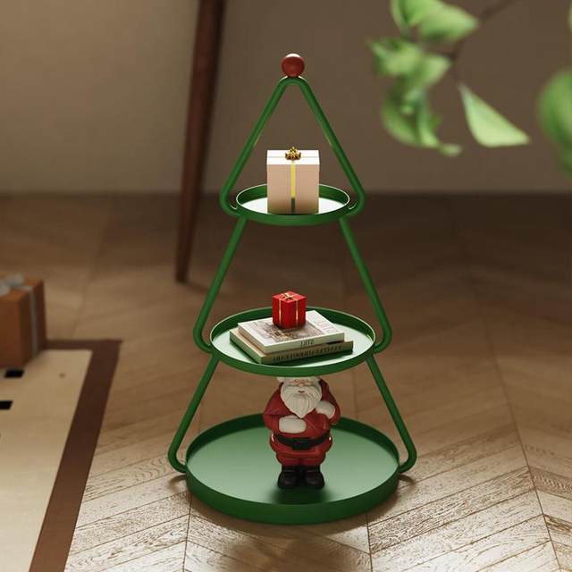 A few wheeled storage racks for Christmas tree side storage racks