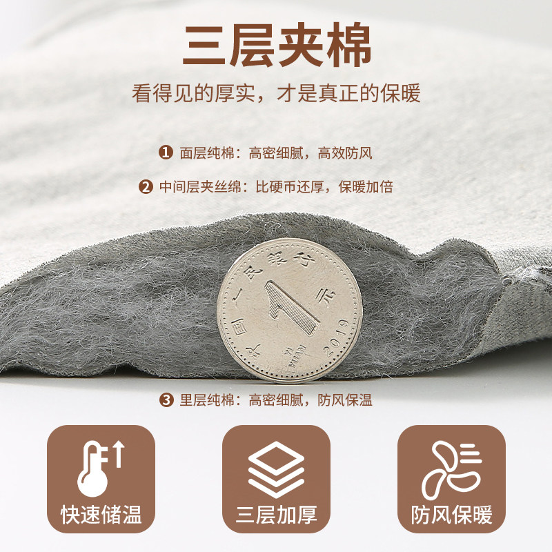 秋冬保暖护肩睡觉颈椎坎肩防寒中老年夹棉加厚肩周护肩膀男女通用,淘宝优惠券,粉丝福利购,淘宝优惠卷