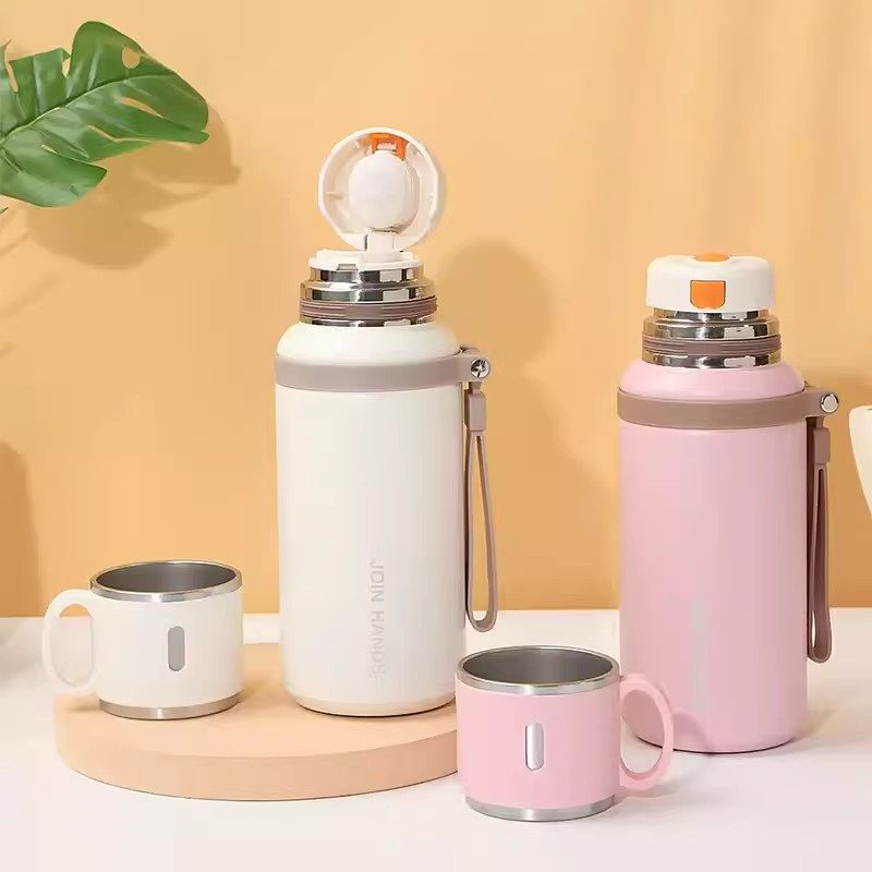 一盖两用保温杯大容量家用水杯316不锈钢高颜值加厚水壶600ml,淘宝优惠券,粉丝福利购,淘宝优惠卷