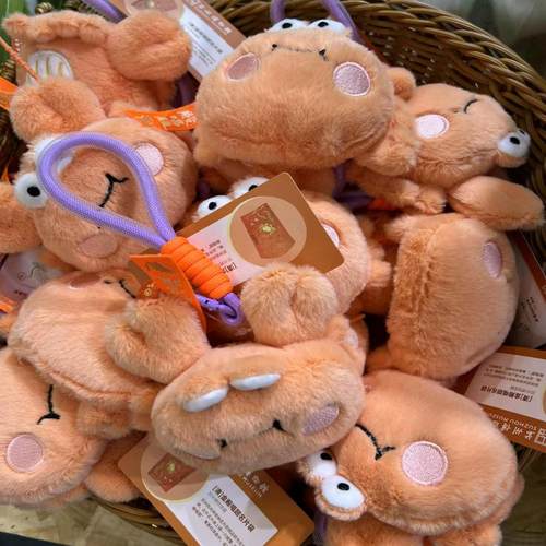 苏博文创阳澄湖大闸蟹蟹青青公蟹可爱呆萌玩偶挂件礼物送闺蜜朋友 - 图2