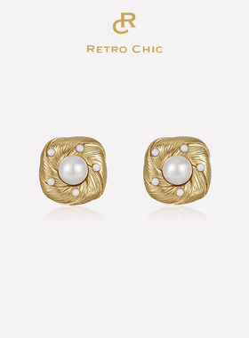 【刘芳菲同款】RC Retro Chic意大利复古时尚首饰 金丝珍珠套装