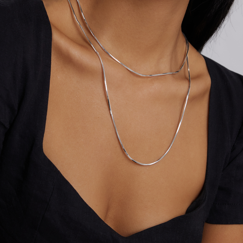 RC Retro Chic意大利复古时尚首饰 藤蔓蛇骨链小众轻奢高级感项链