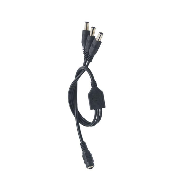One-to-three DC power cord pure copper 5.5*2.1mm connector monitoring extension plug security accessories equipment LED light