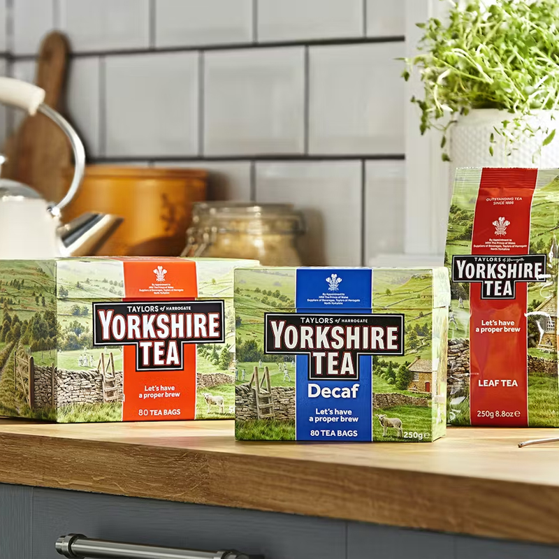 约克夏红茶英国进口yorkshiretea英式下午茶包泰勒商用约克郡奶茶 - 图1