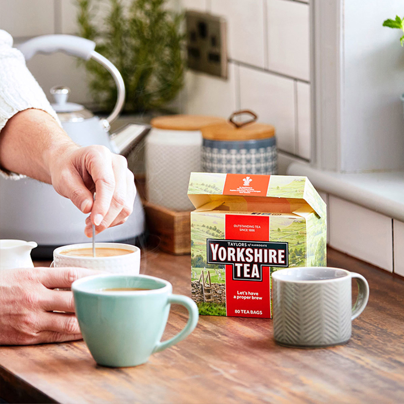 约克夏红茶英国进口yorkshiretea英式下午茶包泰勒商用约克郡奶茶 - 图0