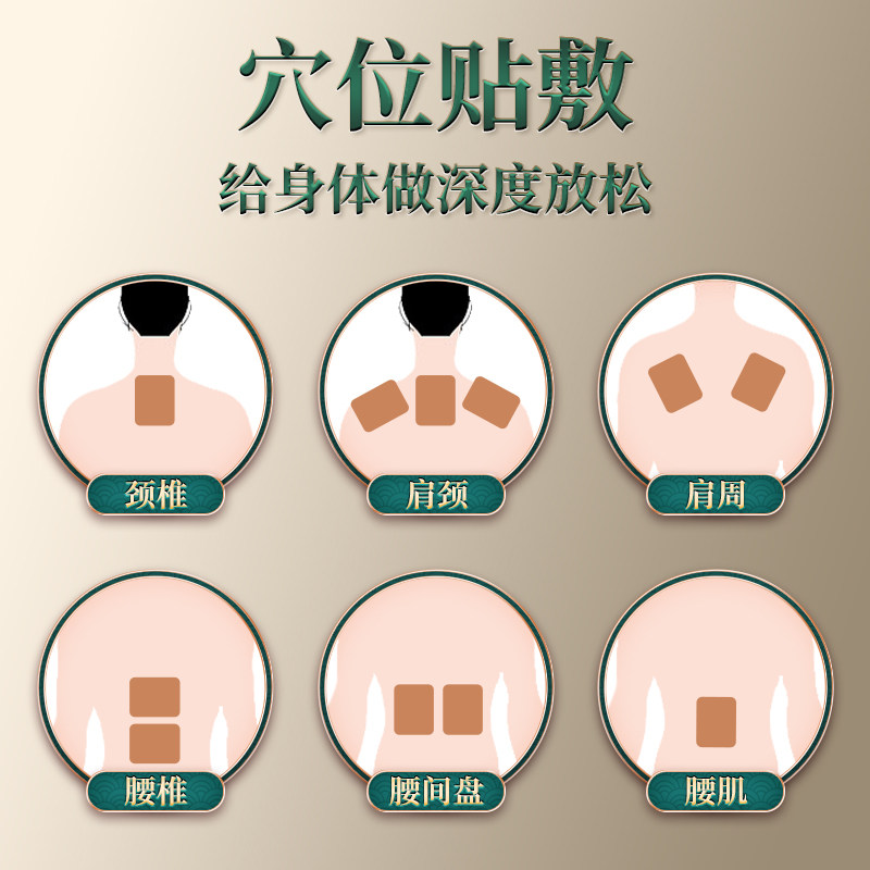 艾草贴去湿气颈椎发热贴膝盖膝关节热敷贴腰椎膏药官方旗舰店正品
