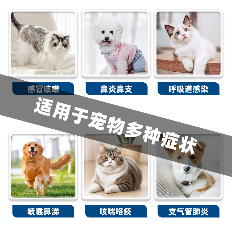 宠物雾化套餐狗狗猫咪感冒药打喷嚏流鼻涕专用药箱猫鼻支肺炎咳嗽,淘宝优惠券,粉丝福利购,淘宝优惠卷