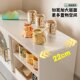 Cup holder storage rack dustproof sliding door storage cabinet