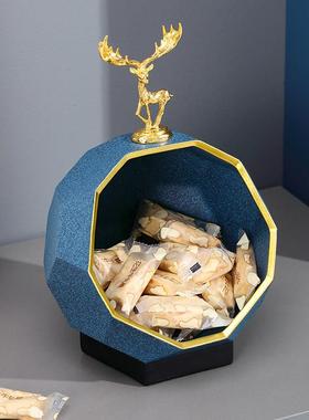 麋鹿钥匙收纳摆件玄关入户鞋柜电视柜客厅桌面创意礼物家居装饰品