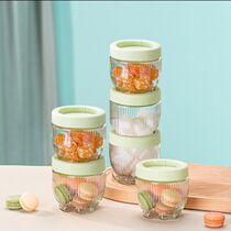 Seal Tank Glass Food Jars Storage Storage Tank Storage Tank Five Cereals Grocery Cereals Kitchen Snacks Fridge Containing box