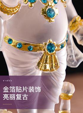 异丽东南亚象鼻神摆件泰式spa会所客厅玄关桌面摆放创意家居装饰