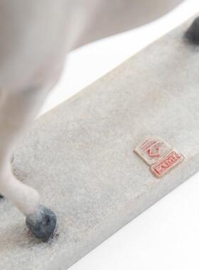 雕塑家曹云手工马《铜爵》中式玄关书房桌面动物摆件中式马礼盒装