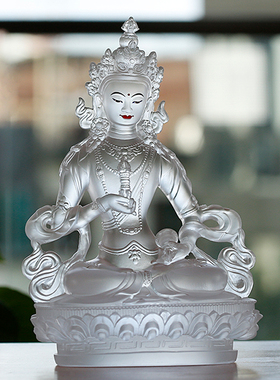 古法琉璃金刚萨埵佛像摆件小佛像