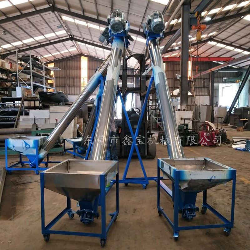 定制不锈钢螺旋输送机 塑料粉体输送机 树脂粉加料机厂家现货 - 图1