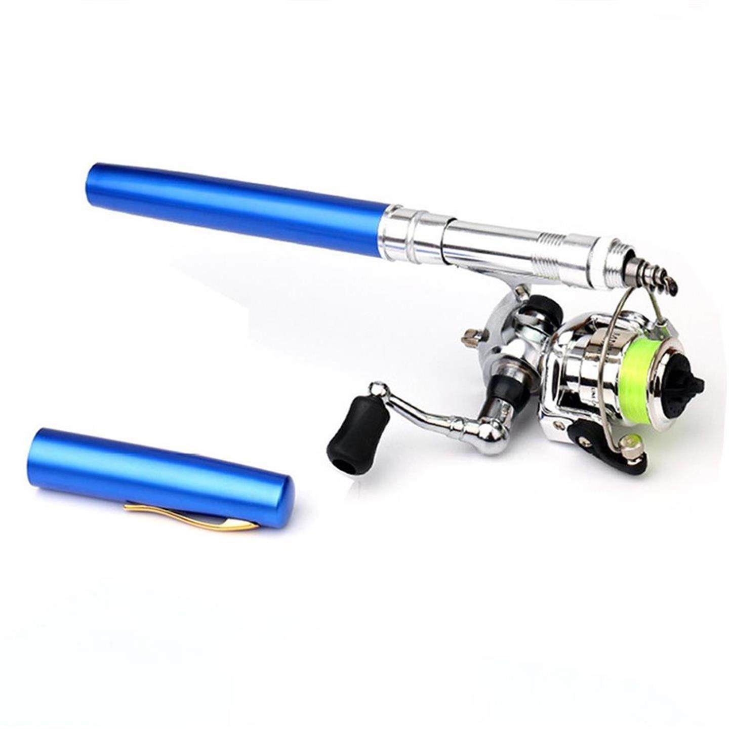 迷你冰钓竿 1.4米1.6米超短细钢笔式钓鱼竿 纺车轮儿童竿2026新款,淘宝优惠券,粉丝福利购,淘宝优惠卷