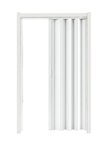 PVC折叠门推拉门隐形开放式厨房燃气验收免打孔临时门简易隔断门