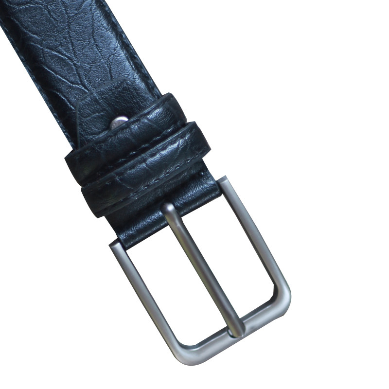 头层牛皮软皮皮带男款休闲百搭外贸尾货大牌出口青年针扣腰带真皮
