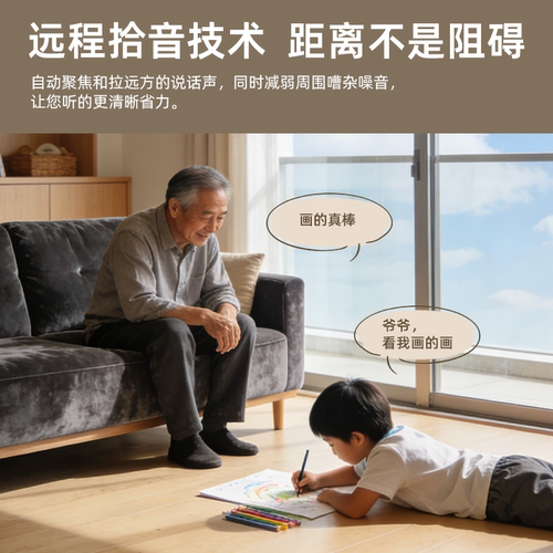 助听器老人专用耳聋耳背中老年耳背式中重度声音放大器旗舰店正品 - 图1