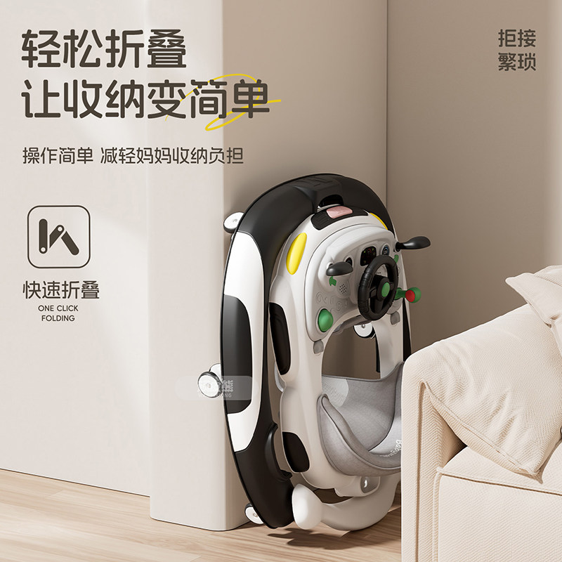 2025新款婴学步车防侧翻多功能三合一手推车宝宝助步车可折叠顺滑,淘宝优惠券,粉丝福利购,淘宝优惠卷