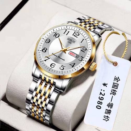 瑞士名表正品十大品牌男款全自动机械表防水夜光女士手表数字表盘 - 图0