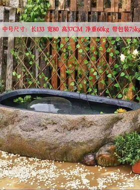 庭院花园大鱼池流水小喷泉阳台水池景观户外布置落地摆件装饰造景