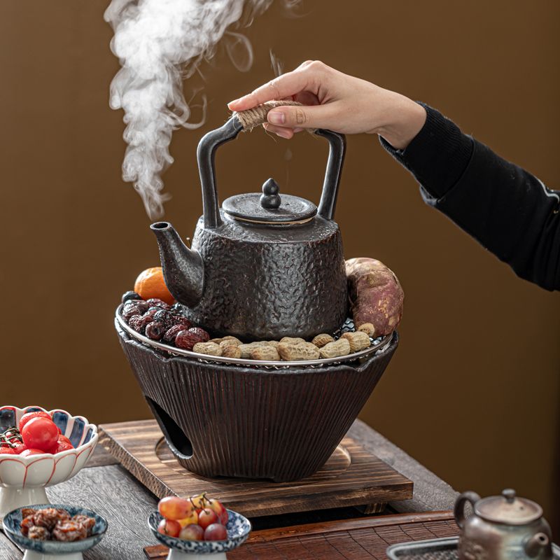 Fire-cooking charcoal stove, old-fashioned tea-making stove, barbecue stove