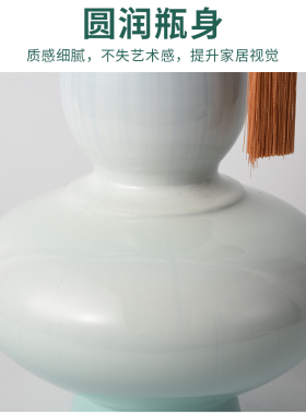 新中式新中式复古陶瓷珐琅彩摆件