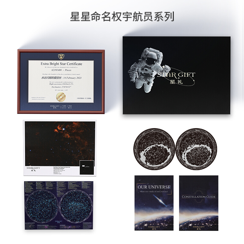 星礼星星命名权生日礼物圣诞创意情人节情侣送男友女友定制小行星 - 图3