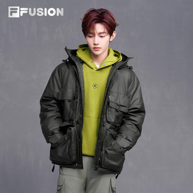 FILAFUSION Fila ເສື້ອຜ້າຝ້າຍຍີ່ຫໍ້ trendy
