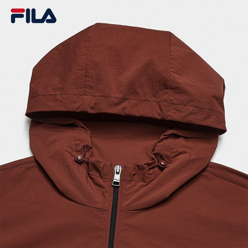 FILA 斐乐官方女士梭织外套2025秋新款时尚休闲简约宽松连帽上衣,淘宝优惠券,粉丝福利购,淘宝优惠卷