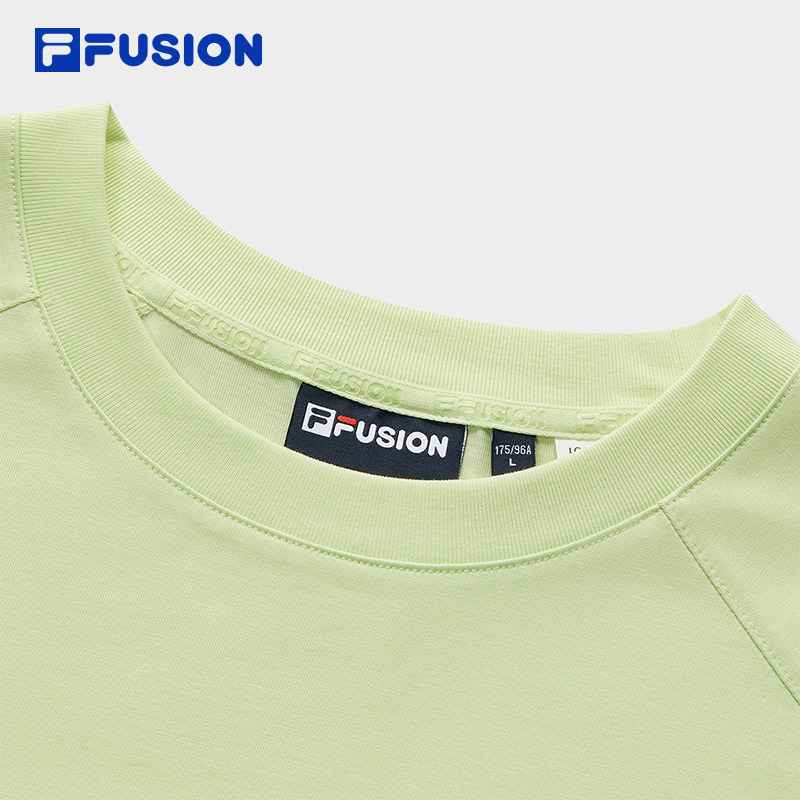 FILA FUSION斐乐潮牌男子针织短袖衫2025秋季新款休闲速干凉感T恤,淘宝优惠券,粉丝福利购,淘宝优惠卷