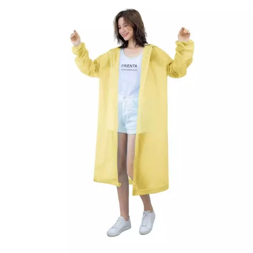 Длинный детский портативный дорожный дождевик, увеличенная толщина