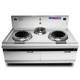 Double fried single-temperature induction cooker 15Kw high-power commercial double-head concave induction cooker Two fried one-temperature induction cooker
