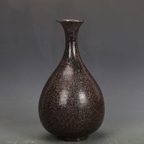 Imitation Song Black Glaze Magnetic State Kiln Classic Black Glazed Decoration Vase Spread Porcelain