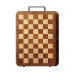 Royalstar mortise and tenon checkerboard ebony cutting board