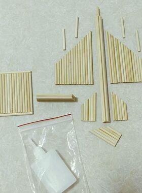 一次性竹筷手工DIY环保飞机模型
