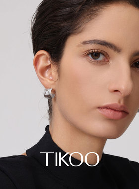 TIKOO波纹小耳圈2026简约新款