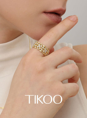 TIKOO轻奢小众浪漫情侣对戒