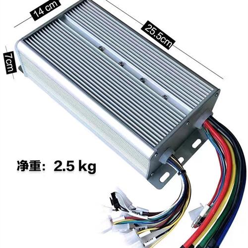 24管36电动四三轮车控制器48V72v60V1500W电机驱动器直流永磁同步 - 图0