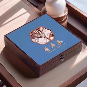 普洱茶礼盒单饼357克冰岛茶叶定制古树高档收纳礼品空茶饼包装盒