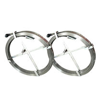 Shanzian sewer dredge steel strip steel strip special pipe dredging tool dredge flat iron dredge wide 2 5cm