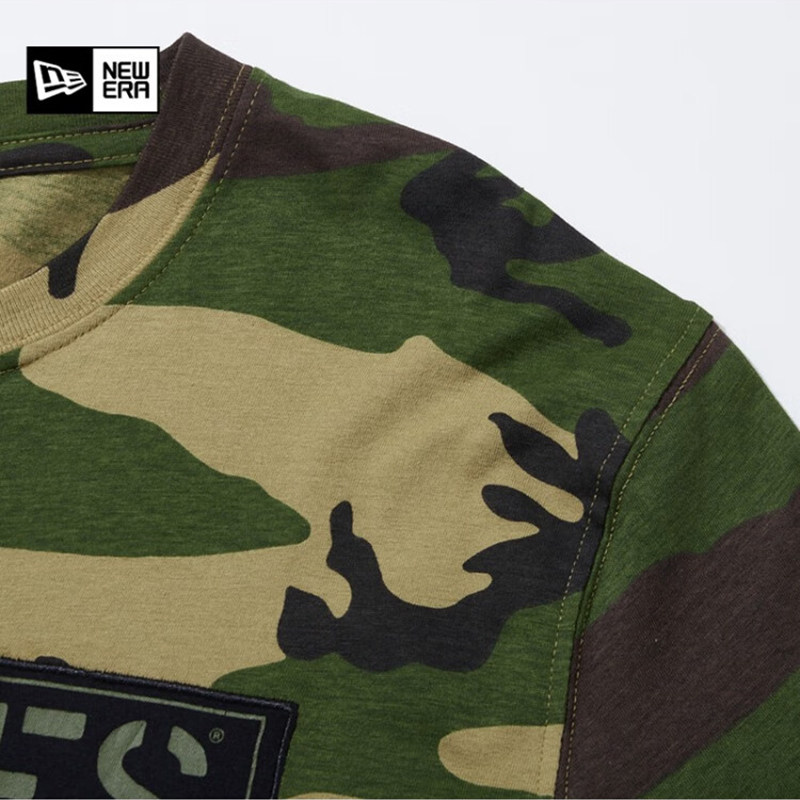NewEra纽亦华MLB系列男女迷彩纯棉透气休闲圆领短袖T恤13025916,淘宝优惠券,粉丝福利购,淘宝优惠卷