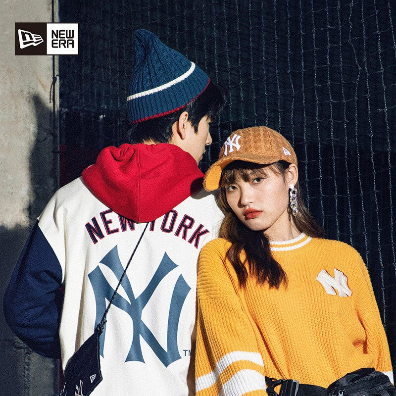 New Era官方授权正品纽亦华男女款MLB刺绣保暖休闲针织毛线帽冷帽,淘宝优惠券,粉丝福利购,淘宝优惠卷