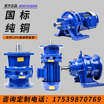 Factory direct cycloidal pin wheel reducer vertical small horizontal cycloidal reducer mixer motor