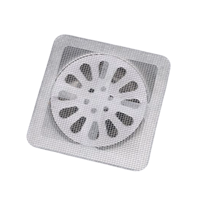 Bathroom hair filtering and blocking net toilet filter kitchen anti -blocking insect -proof self -adhesive patch