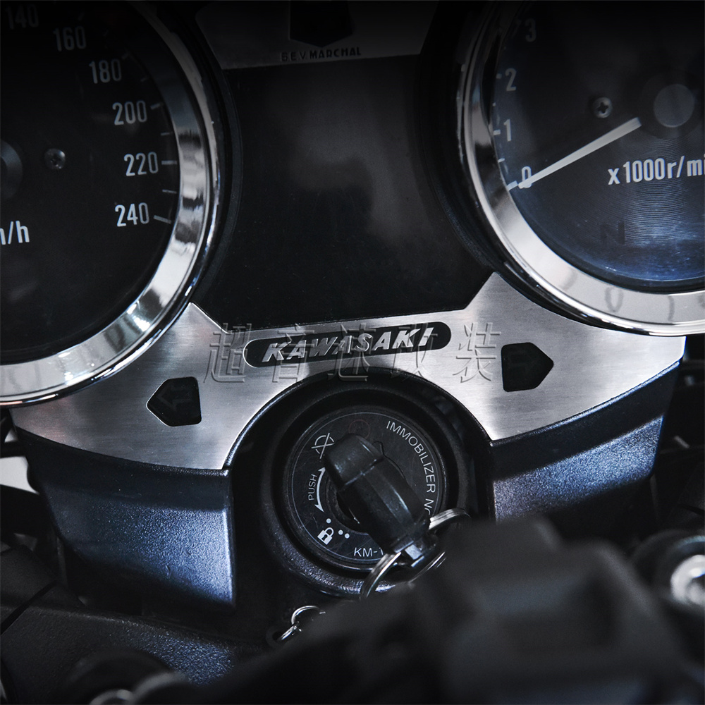 适用于川崎Z900RS仪表盘装饰贴  Z650RS仪表大灯装饰 全年份适用 - 图2