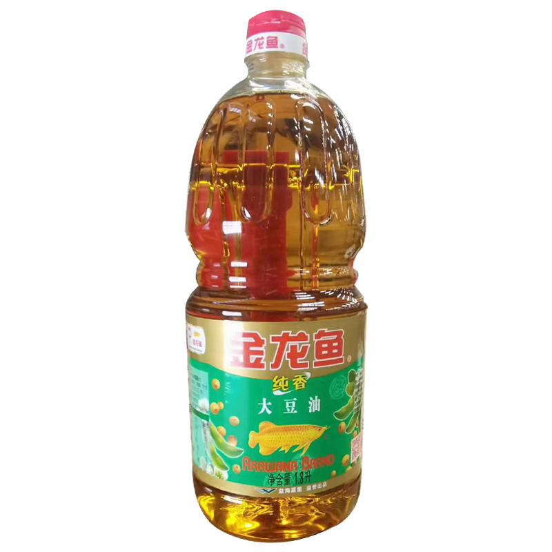 金龙鱼纯香大豆油1.8L 食用油 东北大豆油 转基因炒菜油 营养健康 - 图0