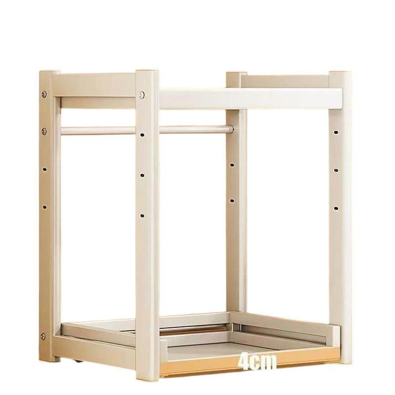 厨房微波炉置物架抽屉式台面双层大容量烤箱抽拉架加高微波炉支架,淘宝优惠券,粉丝福利购,淘宝优惠卷