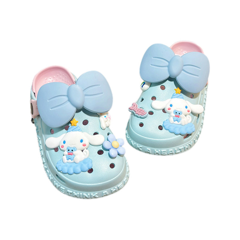 儿童蝴蝶结洞洞鞋2025新款夏季女童宝宝超轻室内外穿沙滩鞋凉拖鞋,淘宝优惠券,粉丝福利购,淘宝优惠卷